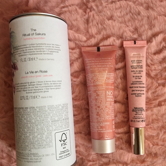 🐝 💫RITUALS Spring Blossom Lip Gloss & Hand Cream - Picture 4 of 4